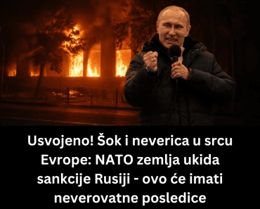 Usvojeno! Šok i neverica u srcu Evrope: NATO zemlja ukida sankcije Rusiji – ovo će imati neverovatne posledice