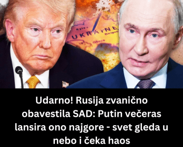 Udarno! Rusija zvanično obavestila SAD: Putin večeras lansira ono najgore – svet gleda u nebo i čeka haos