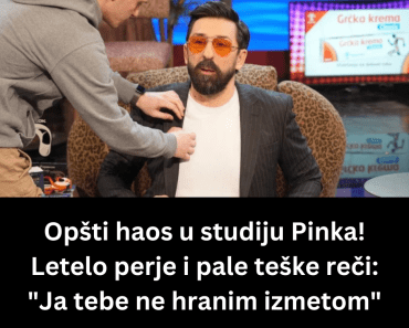 Opšti haos u studiju Pinka! Letelo perje i pale teške reči: “Ja tebe ne hranim izmetom”