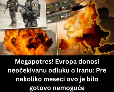 Megapotres! Evropa donosi neočekivanu odluku o Iranu: Pre nekoliko meseci ovo je bilo gotovo nemoguće