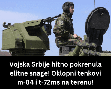 Vojska Srbije hitno pokrenula elitne snage! Oklopni tenkovi m-84 i t-72ms na terenu!
