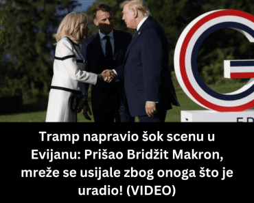 Tramp napravio šok scenu u Evijanu: Prišao Bridžit Makron, mreže se usijale zbog onoga što je uradio! (VIDEO)