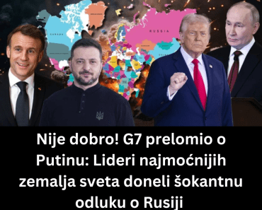 Nije dobro! G7 prelomio o Putinu: Lideri najmoćnijih zemalja sveta doneli šokantnu odluku o Rusiji 