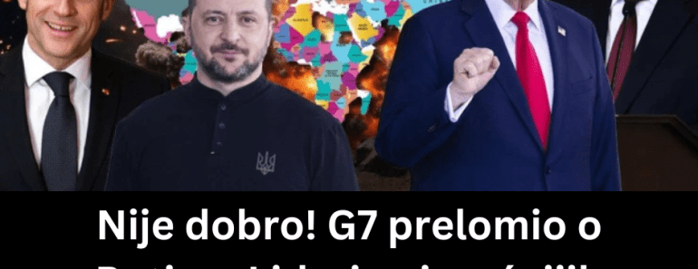 Nije dobro! G7 prelomio o Putinu: Lideri najmoćnijih zemalja sveta doneli šokantnu odluku o Rusiji 