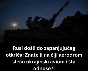 Rusi došli do zapanjujućeg otkrića: Znate li na čiji aerodrom sleću ukrajinski avioni i šta odnose?!