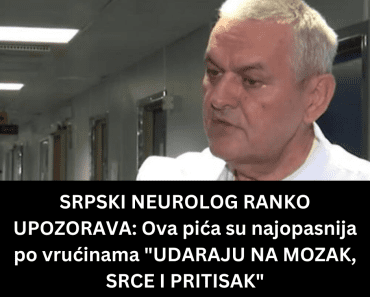 SRPSKI NEUROLOG RANKO UPOZORAVA: Ova pića su NAJOPASNIJA PO VRUĆINAMA – “UDARAJU NA MOZAK, SRCE I PRITISAK”