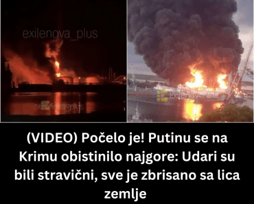 (VIDEO) Počelo je! Putinu se na Krimu obistinilo najgore: Udari su bili stravični, sve je zbrisano sa lica zemlje
