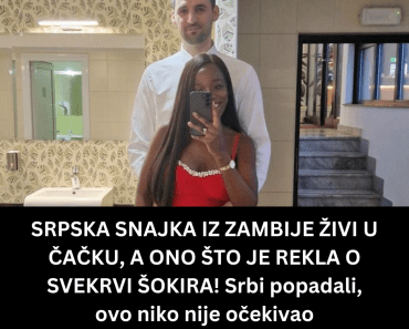 SRPSKA SNAJKA IZ ZAMBIJE ŽIVI U ČAČKU, A ONO ŠTO JE REKLA O SVEKRVI ŠOKIRA! Srbi popadali, ovo niko nije očekivao