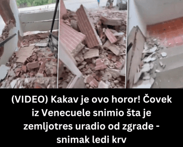 (VIDEO) Kakav je ovo horor! Čovek iz Venecuele snimio šta je zemljotres uradio od zgrade – snimak ledi krv