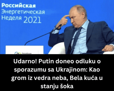 Udarno! Putin doneo odluku o sporazumu sa Ukrajinom: Kao grom iz vedra neba, Bela kuća u stanju šoka