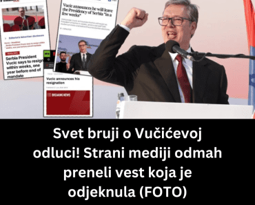 Svet bruji o Vučićevoj odluci! Strani mediji odmah preneli vest koja je odjeknula (FOTO)
