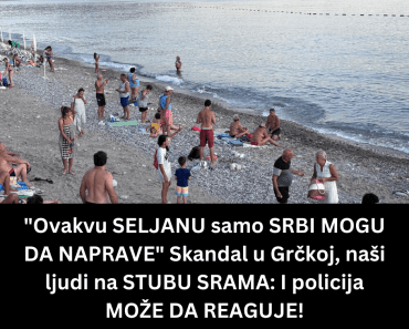 “Ovakvu SELJANU samo SRBI MOGU DA NAPRAVE” Skandal u Grčkoj, naši ljudi na STUBU SRAMA: I policija MOŽE DA REAGUJE!