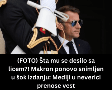 (FOTO) Šta mu se desilo sa licem?! Makron ponovo snimljen u šok izdanju: Mediji u neverici prenose vest