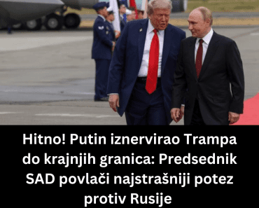 Hitno! Putin iznervirao Trampa do krajnjih granica: Predsednik SAD povlači najstrašniji potez protiv Rusije 