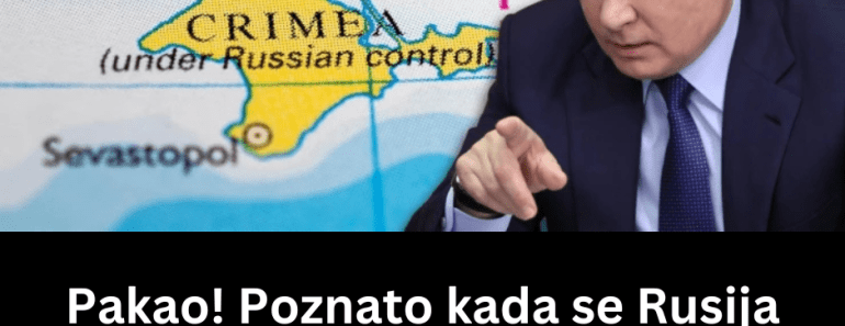 Pakao! Poznato kada se Rusija povlači sa Krima?! Putin ima rok do ovog datuma, a onda…