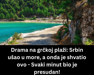 Drama na grčkoj plaži: Srbin ušao u more, a onda je shvatio ovo – Svaki minut bio je presudan!