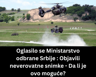 Oglasilo se Ministarstvo odbrane: Objavili neverovatne snimke – Da li je ovo moguće?