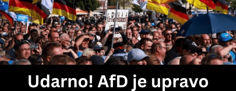 Udarno! AfD je upravo doneo prelomnu odluku!