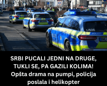 SRBI PUCALI JEDNI NA DRUGE, TUKLI SE, PA GAZILI KOLIMA! Opšta drama na pumpi, policija poslala i helikopter