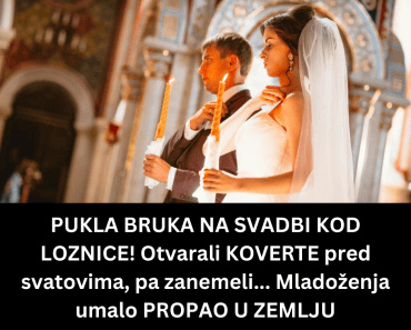 PUKLA BRUKA NA SVADBI KOD LOZNICE! Otvarali KOVERTE pred svatovima, pa zanemeli… Mladoženja umalo PROPAO U ZEMLJU