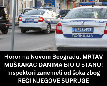 Horor na Novom Beogradu, MRTAV MUŠKARAC DANIMA BIO U STANU! Inspektori zanemeli od šoka zbog REČI NJEGOVE SUPRUGE