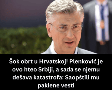 Šok obrt u Hrvatskoj! Plenković je ovo hteo Srbiji, a sada se njemu dešava katastrofa: Saopštili mu paklene vesti