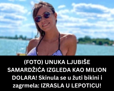 (FOTO) UNUKA LJUBIŠE SAMARDŽIĆA IZGLEDA KAO MILION DOLARA! Skinula se u žuti bikini i zagrmela: IZRASLA U LEPOTICU!