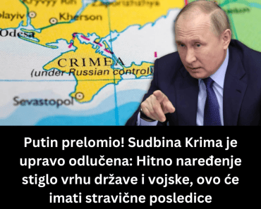 Putin prelomio! Sudbina Krima je upravo odlučena: Hitno naređenje stiglo vrhu države i vojske, ovo će imati stravične posledice Putin prelomio! Sudbina Krima je upravo odlučena: Hitno naređenje stiglo vrhu države i vojske, ovo će imati stravične posledice
