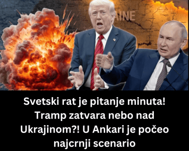 Svetski rat je pitanje minuta! Tramp zatvara nebo nad Ukrajinom?! U Ankari je počeo najcrnji scenario