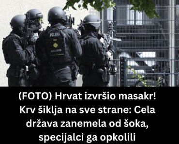 (FOTO) Hrvat izvršio masakr! Cela država zanemela od šoka, specijalci ga opkolili