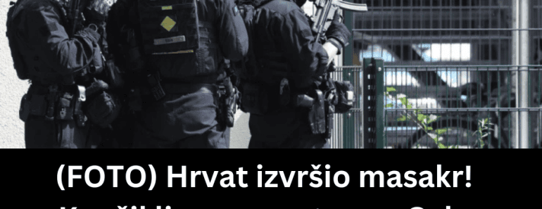 (FOTO) Hrvat izvršio masakr! Cela država zanemela od šoka, specijalci ga opkolili