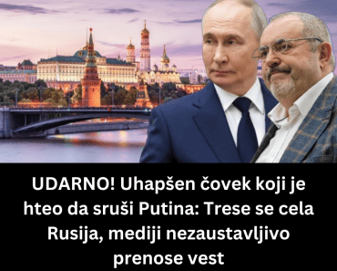 UDARNO! Uhapšen čovek koji je hteo da sruši Putina: Trese se cela Rusija, mediji nezaustavljivo prenose vest UDARNO! Uhapšen čovek koji je hteo da sruši Putina: Trese se cela Rusija, mediji nezaustavljivo prenose vest