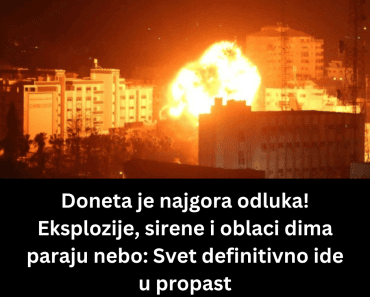 Doneta je najgora odluka! Eksplozije, sirene i oblaci dima paraju nebo: Svet definitivno ide u propast Doneta je najgora odluka! Eksplozije, sirene i oblaci dima paraju nebo: Svet definitivno ide u propast