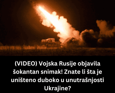 (VIDEO) Vojska Rusije objavila šokantan snimak! Znate li šta je uništeno duboko u unutrašnjosti Ukrajine?
