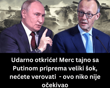 Udarno otkriće! Merc tajno sa Putinom priprema veliki šok, nećete verovati – ovo niko nije očekivao