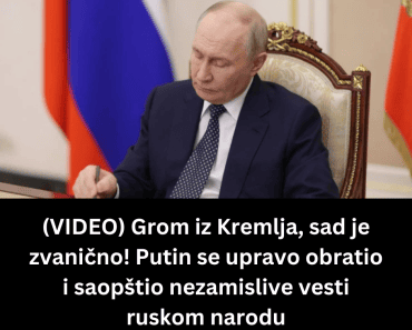 (VIDEO) Grom iz Kremlja, sad je zvanično! Putin se upravo obratio i saopštio nezamislive vesti ruskom narodu