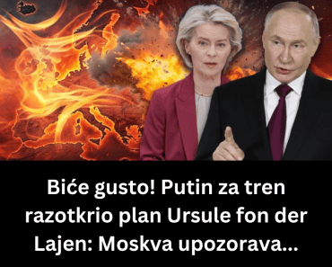 Biće gusto! Putin za tren razotkrio plan Ursule fon der Lajen: Moskva upozorava…