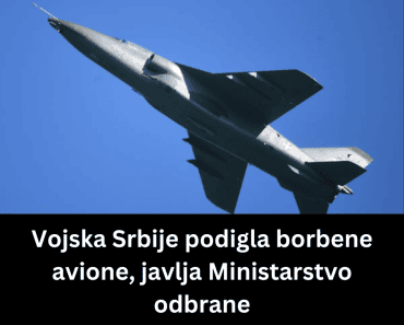 Vojska Srbije podigla borbene avione, javlja Ministarstvo odbrane