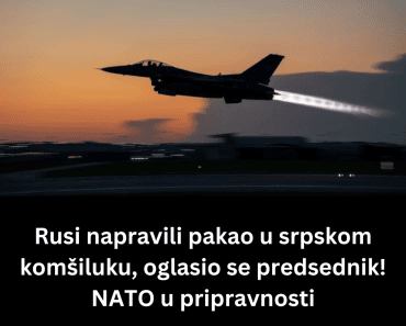 Rusi napravili pakao u srpskom komšiluku, oglasio se predsednik! NATO u pripravnosti Rusi napravili pakao u srpskom komšiluku, oglasio se predsednik! NATO u pripravnosti