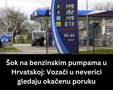 Šok na benzinskim pumpama u Hrvatskoj: Vozači u neverici gledaju okačenu poruku