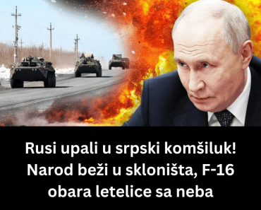 Rusi upali u srpski komšiluk! Narod beži u skloništa, F-16 obara letelice sa neba