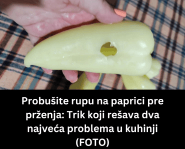 Probušite rupu na paprici pre prženja: Trik koji rešava dva najveća problema u kuhinji (FOTO)
