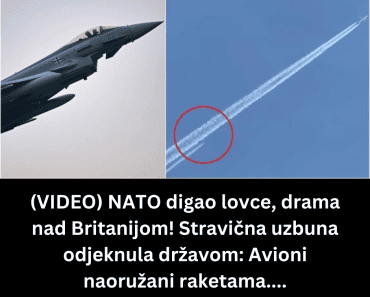 (VIDEO) NATO digao lovce, drama nad Britanijom! Stravična uzbuna odjeknula državom: Avioni naoružani raketama….