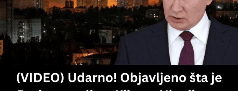 (VIDEO) Udarno! Objavljeno šta je Putin razvalio u Kijevu: Ukrajina u stanju šoka – Sudbina cele države visi o koncu
